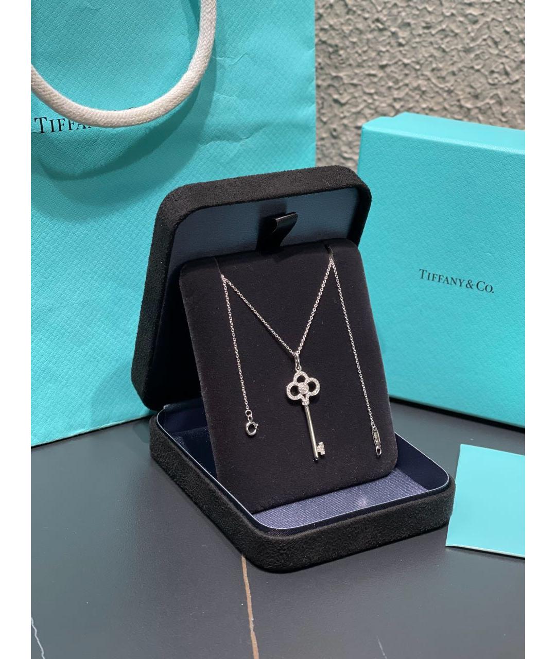 TIFFANY&CO Белое колье из белого золота, фото 3
