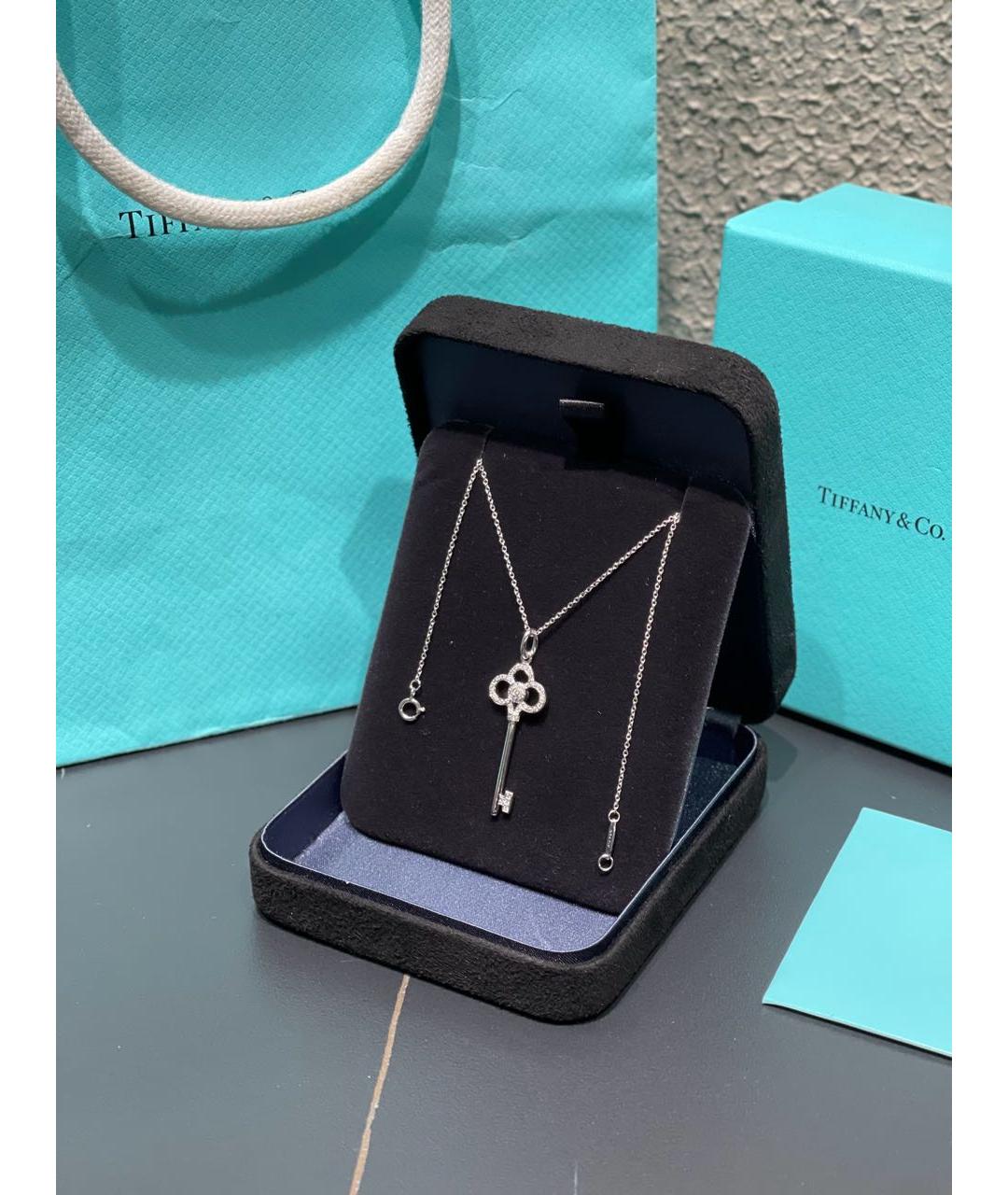 TIFFANY&CO Белое колье из белого золота, фото 4