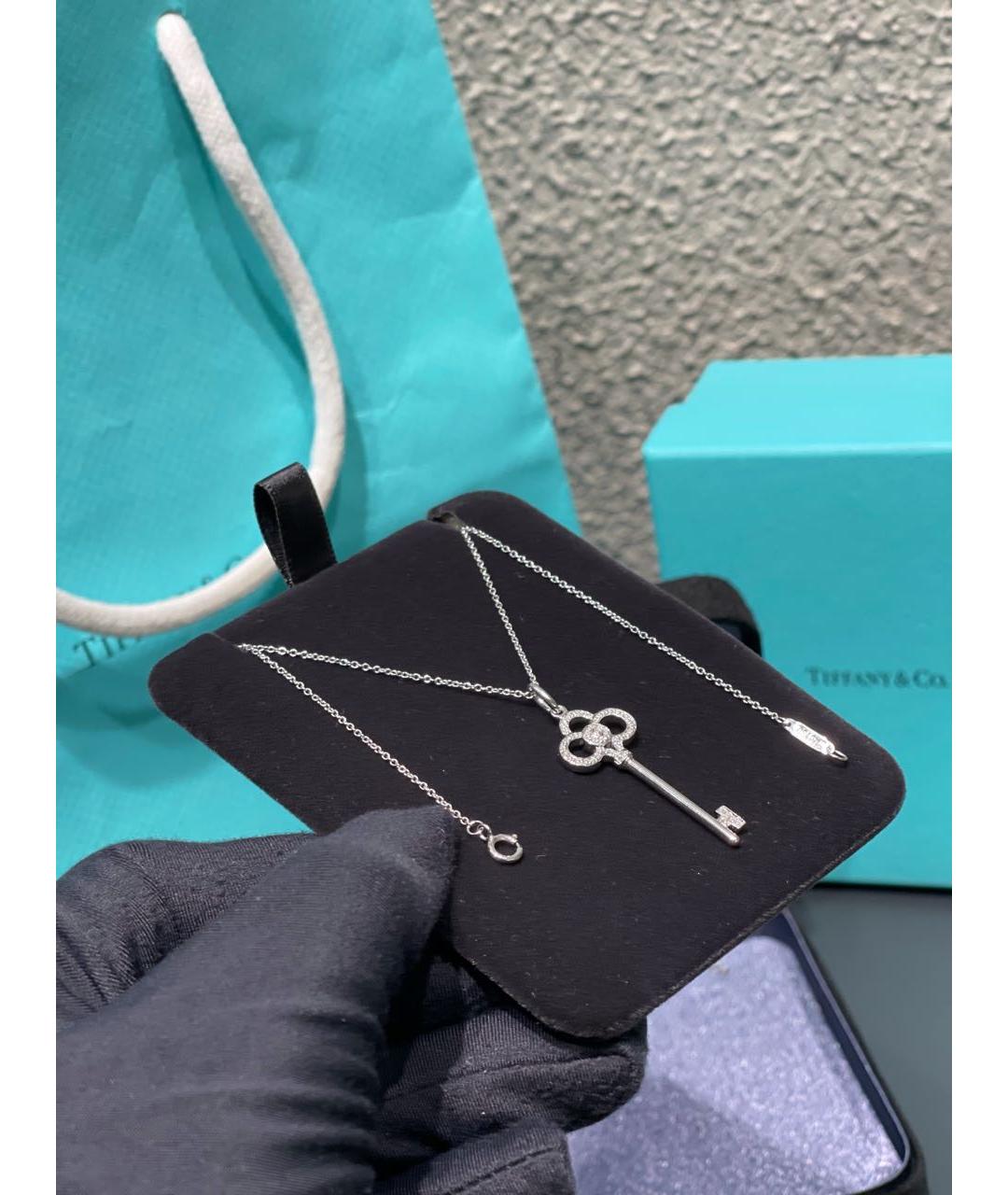 TIFFANY&CO Белое колье из белого золота, фото 6