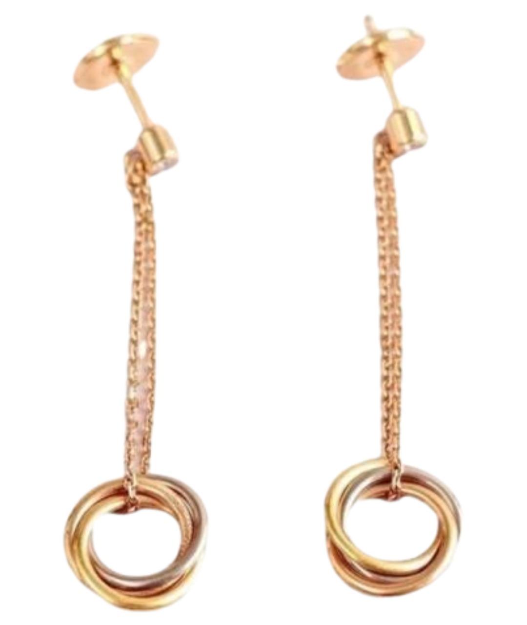 CARTIER Золотые серьги, фото 1