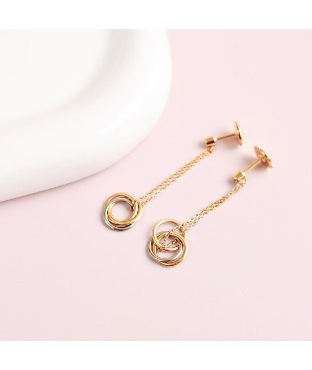 CARTIER Золотые серьги, фото 3