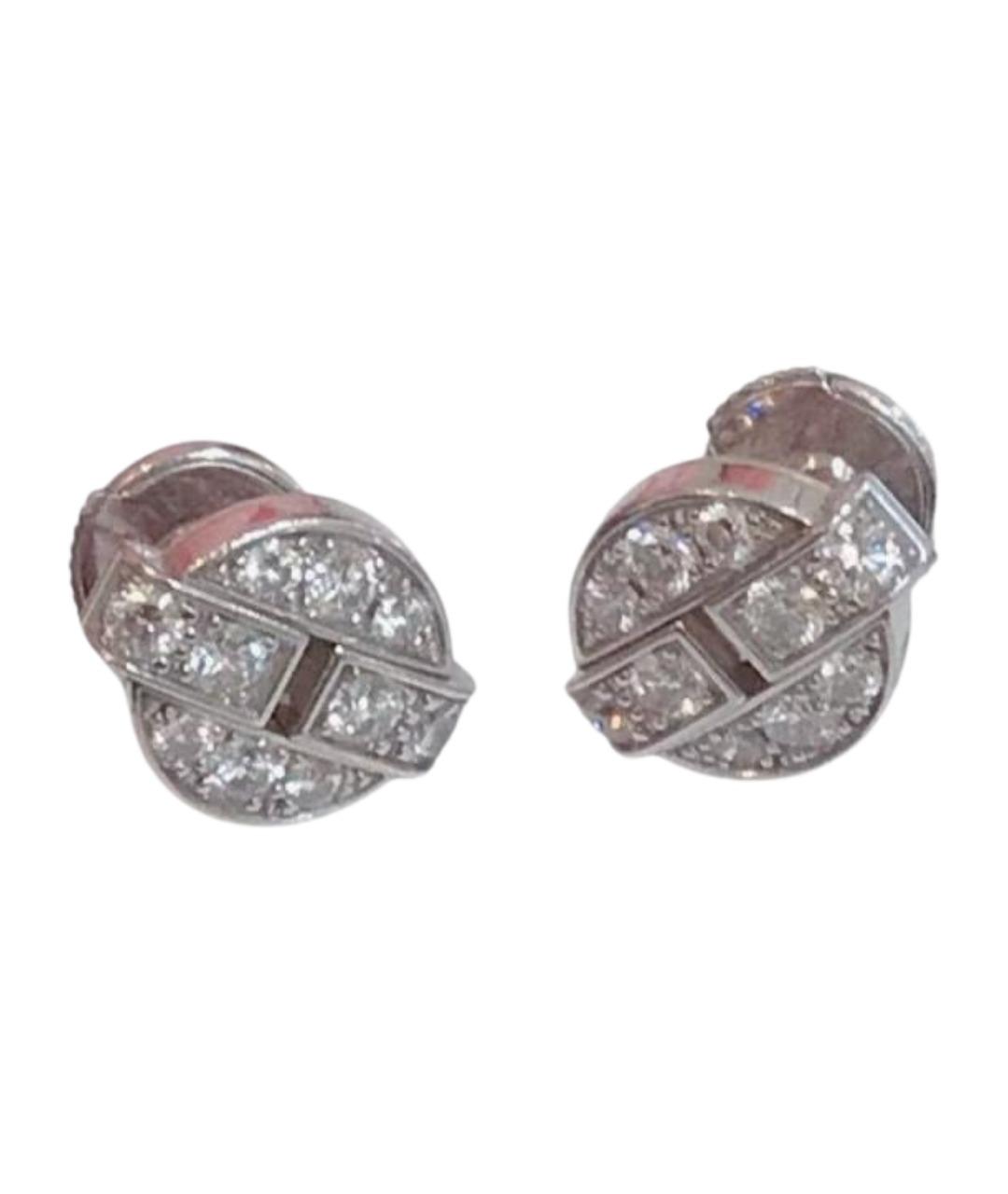 CARTIER Серебряные серьги из белого золота, фото 1