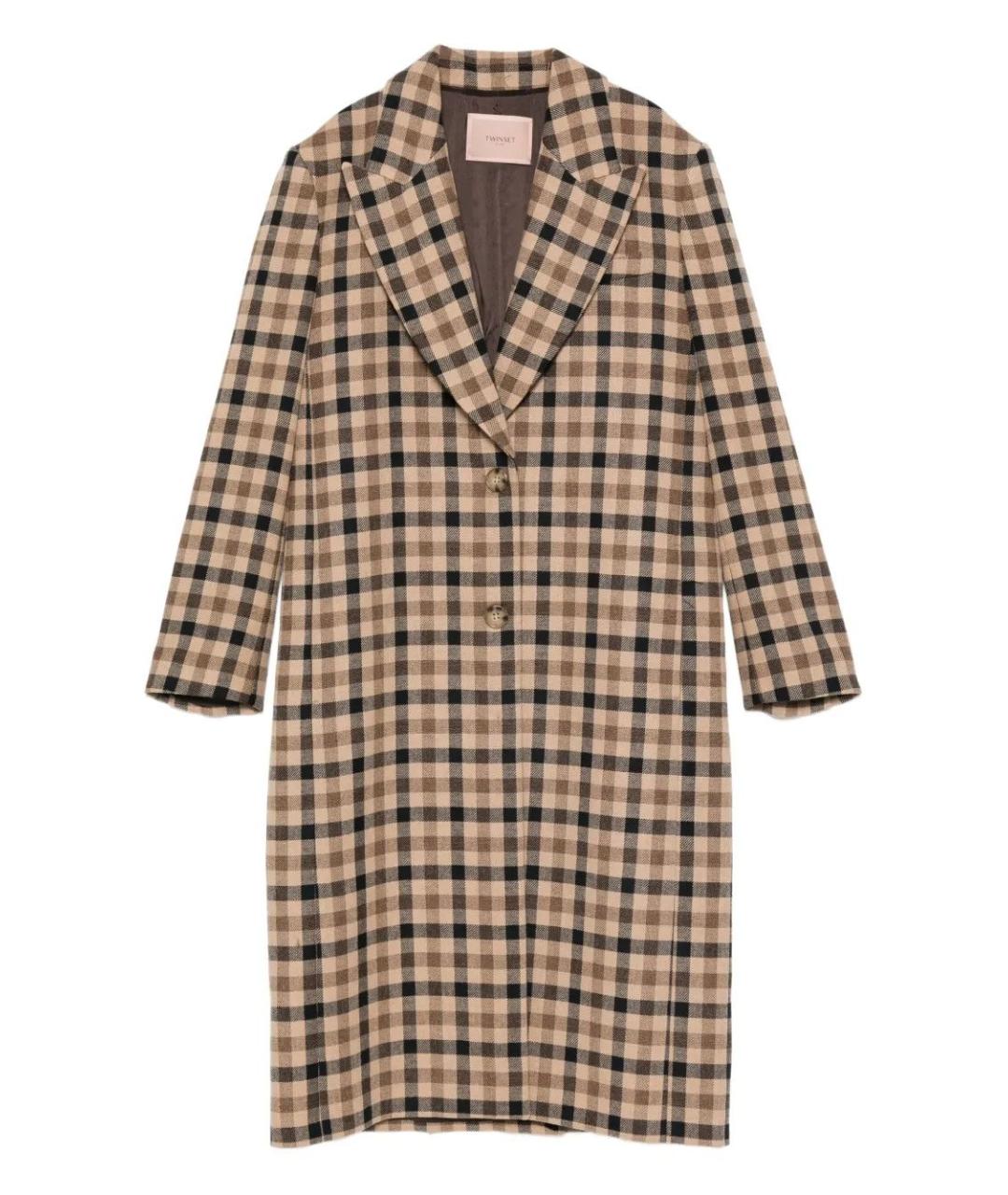 TWIN-SET Мульти хлопковое пальто, фото 1