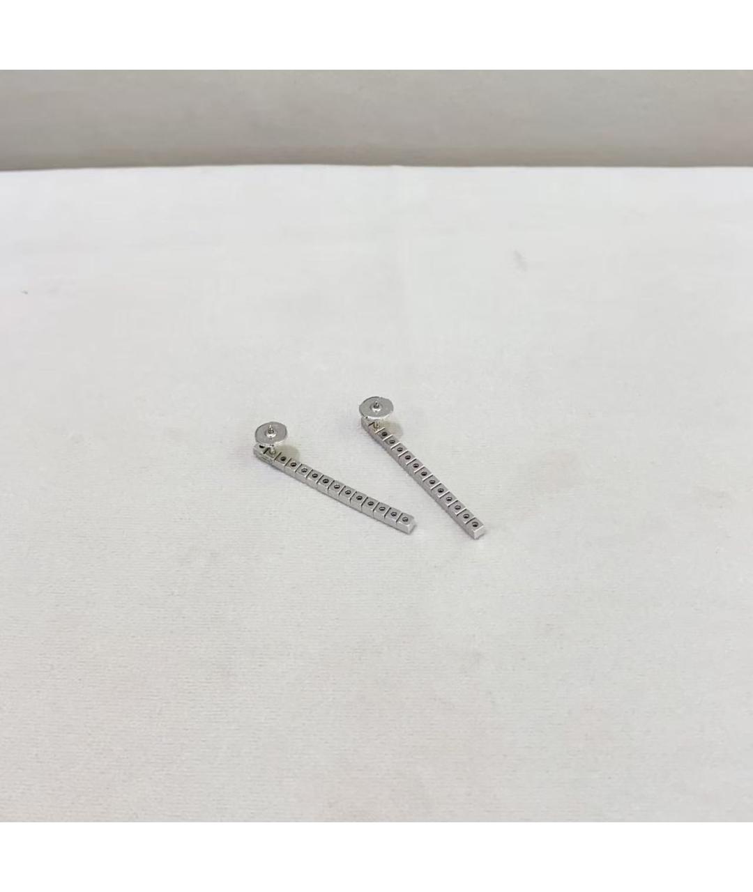 CARTIER Серебряные серьги из белого золота, фото 3