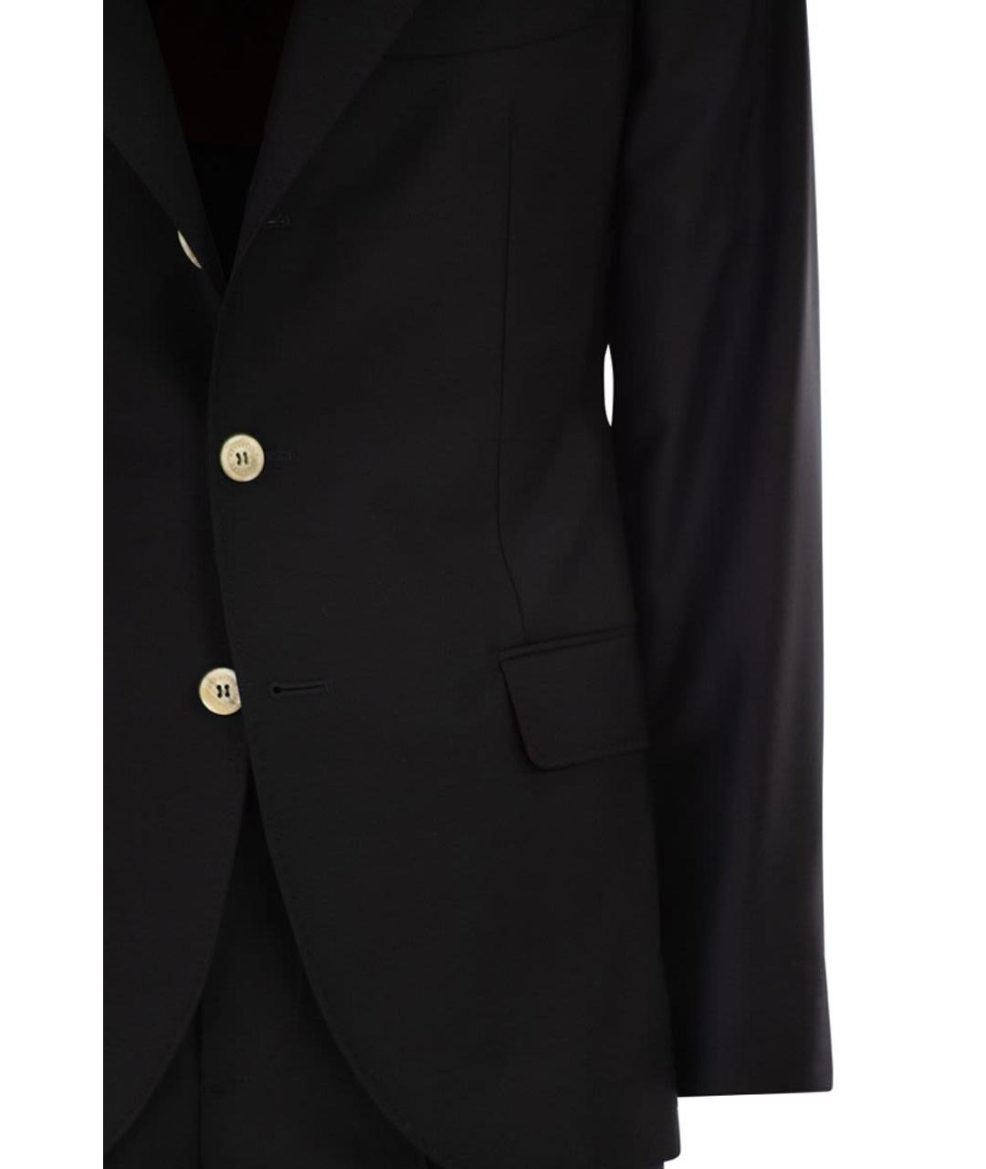 BRUNELLO CUCINELLI Темно-синий классический костюм, фото 4