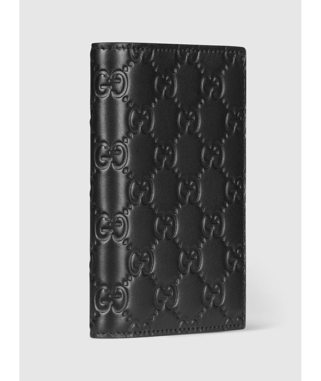 GUCCI Черный кожаный кошелек, фото 3