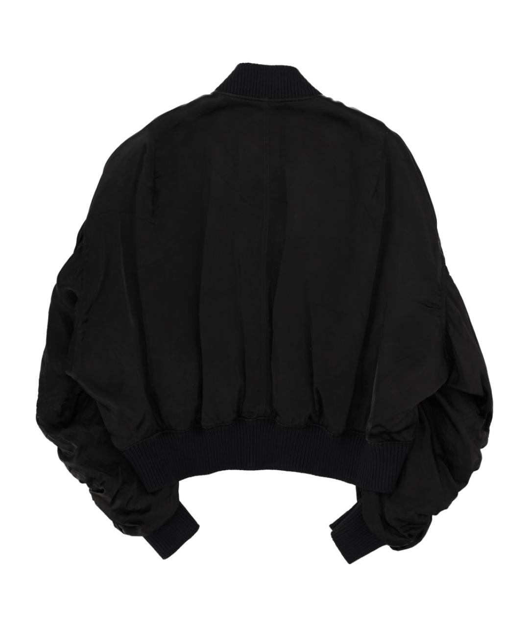 RICK OWENS Черная вискозная куртка, фото 3