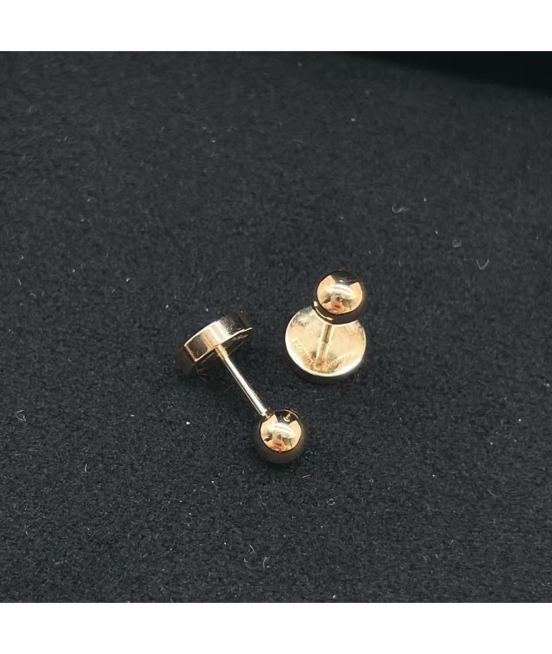 CARTIER Золотые серьги из розового золота, фото 4