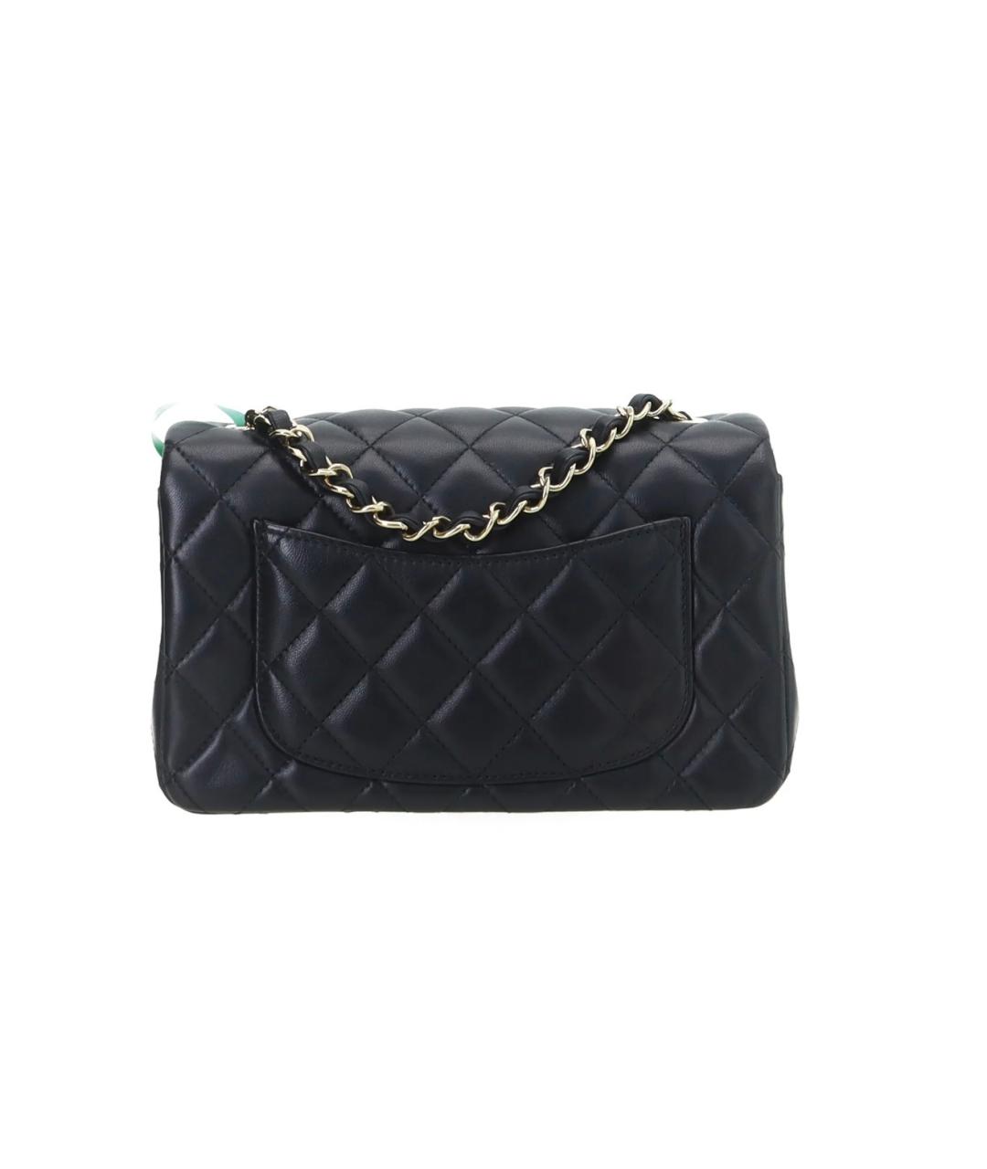 CHANEL Черная кожаная сумка через плечо, фото 3