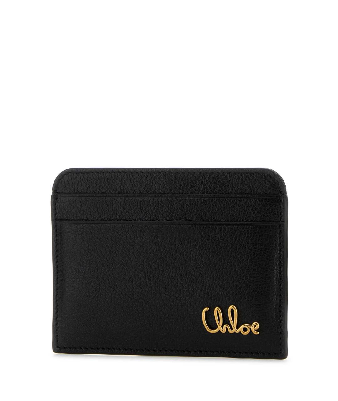 CHLOE Черный кожаный кардхолдер, фото 2