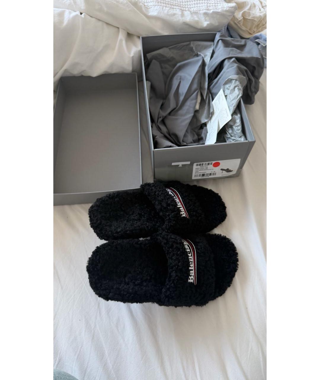 BALENCIAGA Черные мюли, фото 5