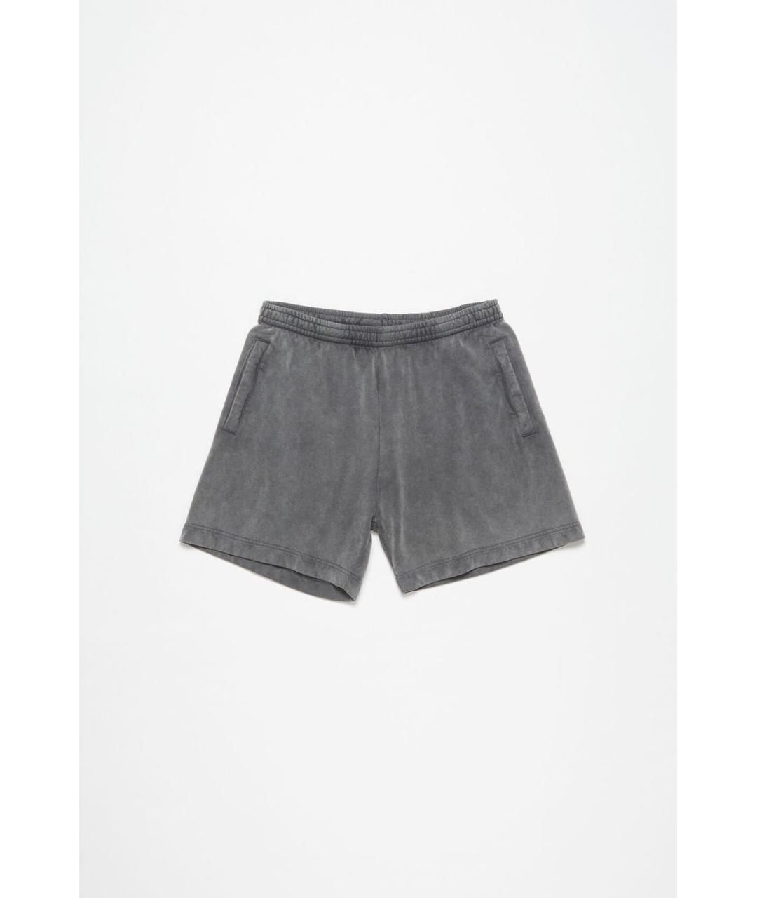 ACNE STUDIOS Серые хлопковые шорты, фото 6