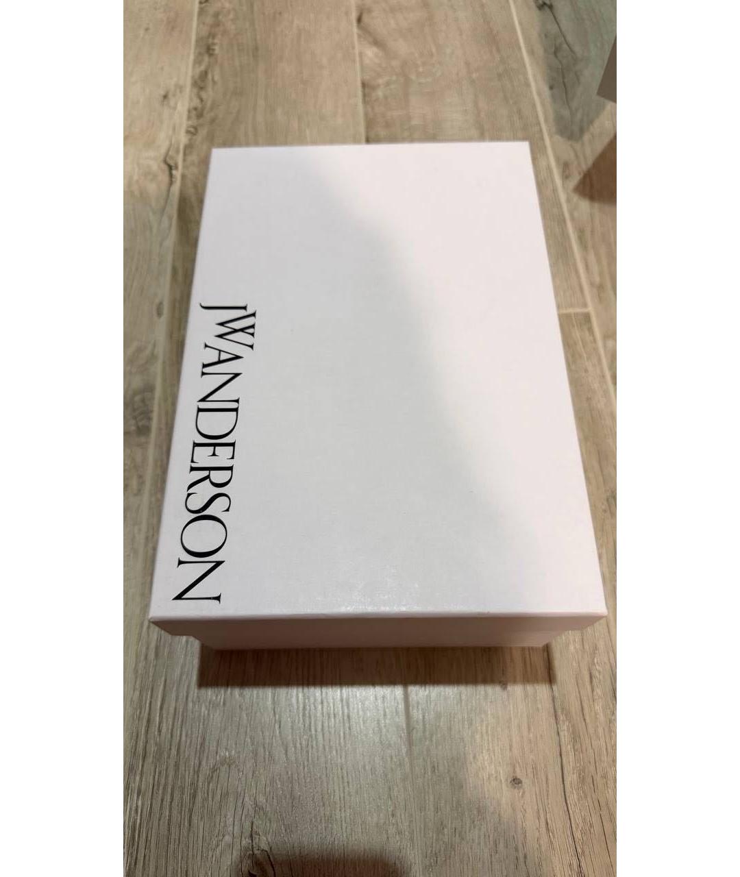 J.W.ANDERSON Коричневые кожаные босоножки, фото 7