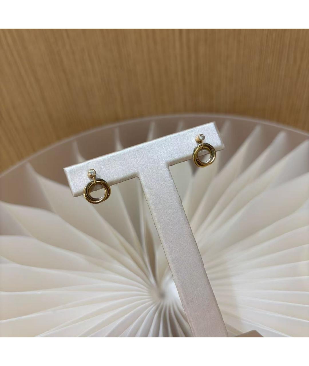 CARTIER Золотые серьги, фото 7