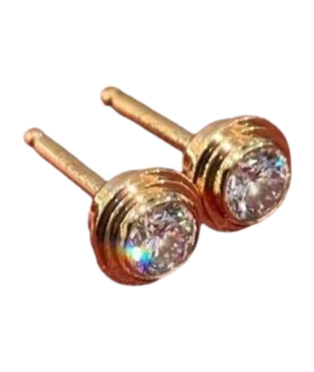 CARTIER Золотые серьги из розового золота, фото 1