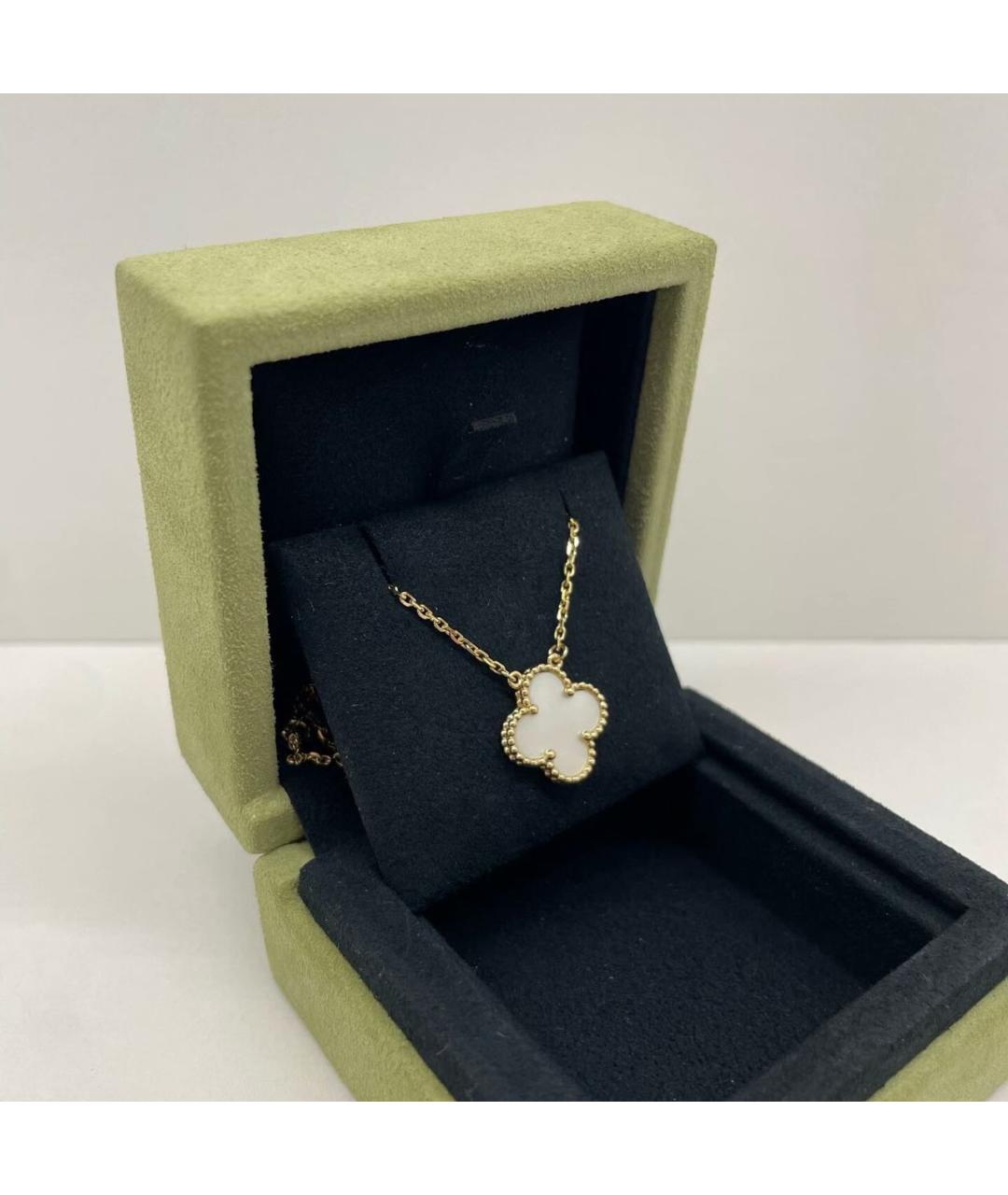 VAN CLEEF & ARPELS Белое колье из желтого золота, фото 3