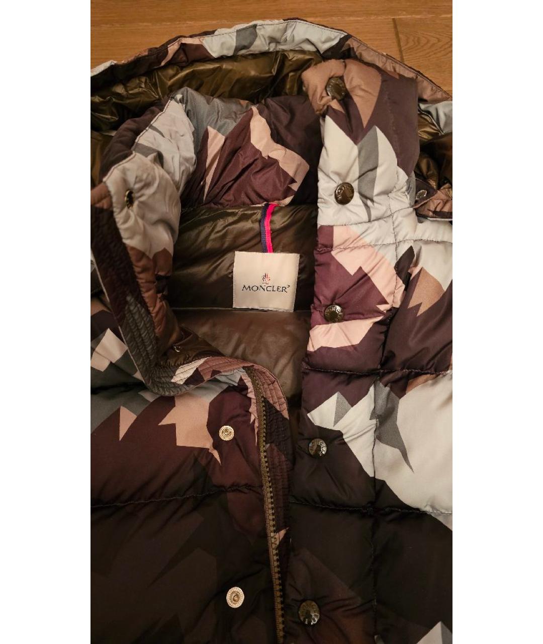 MONCLER Хаки куртка, фото 4