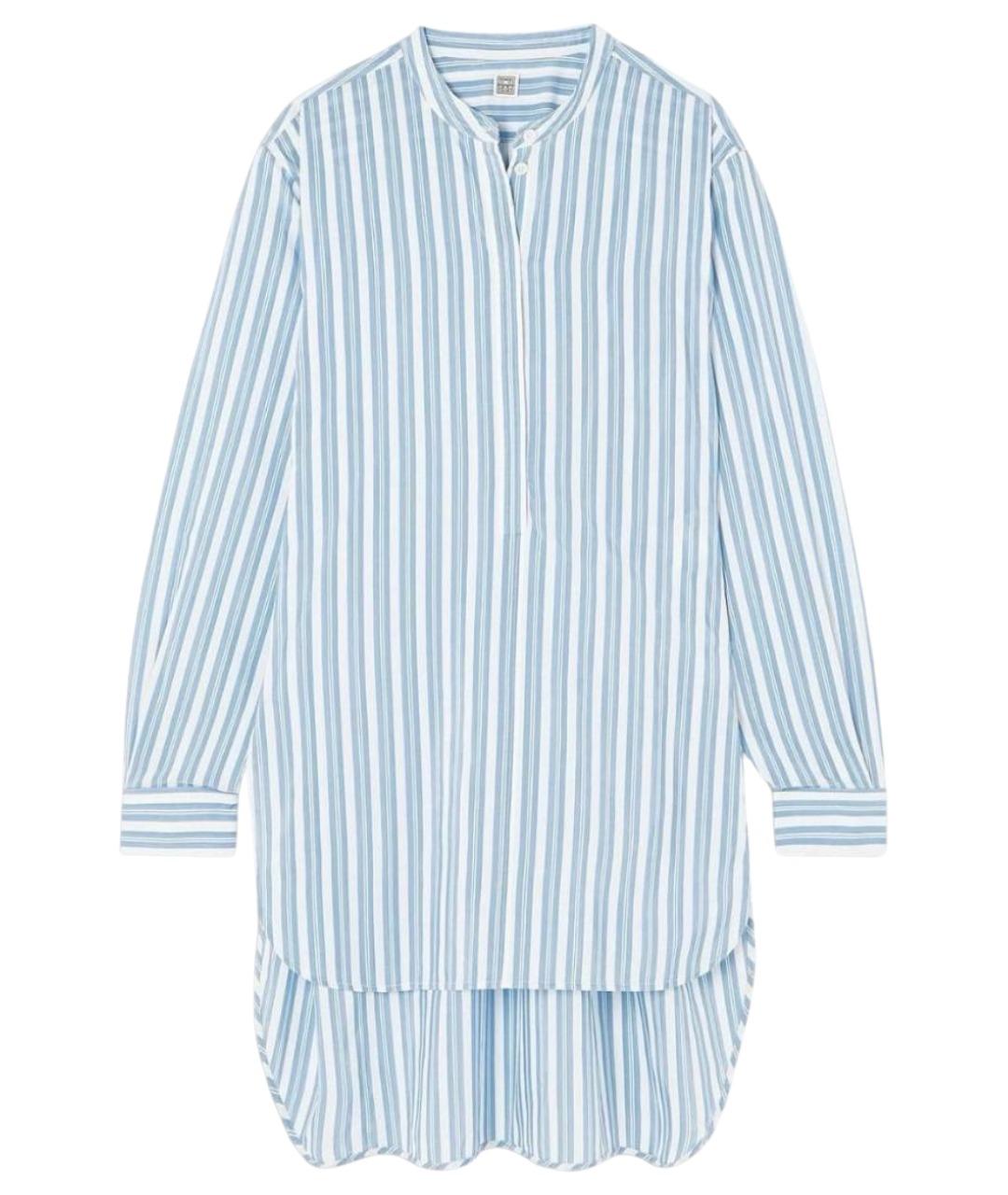 TOTEME Голубая хлопковая рубашка, фото 1