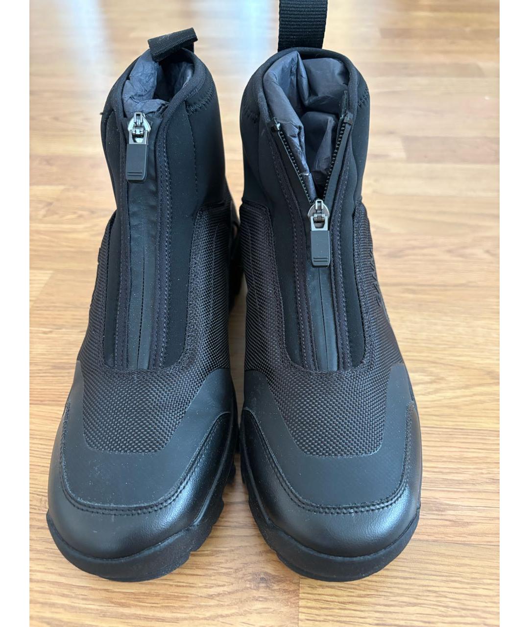 GANNI Черные текстильные ботинки, фото 3