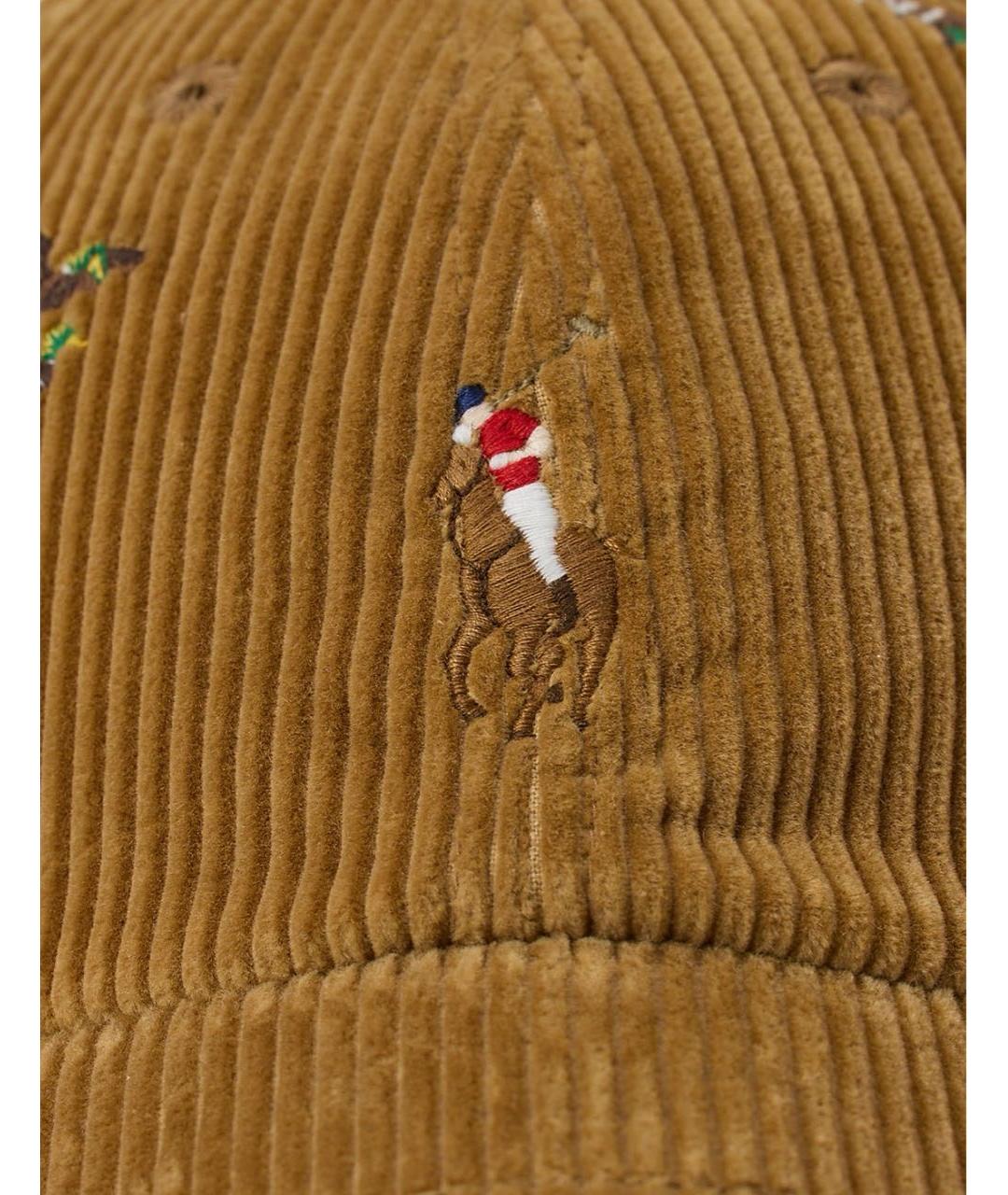 POLO RALPH LAUREN Горчичная хлопковая кепка, фото 3