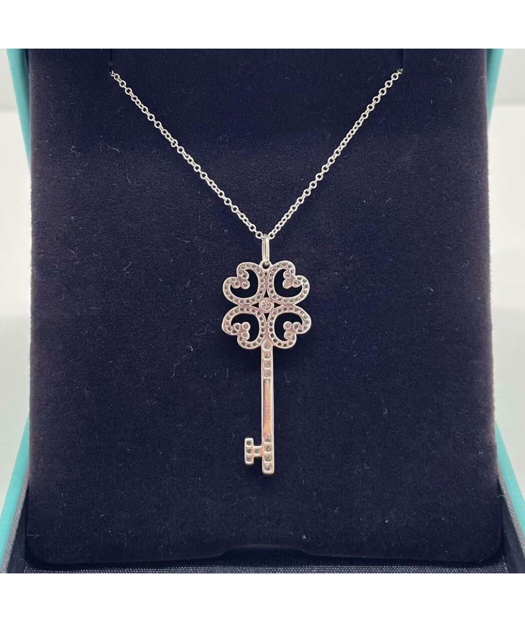 TIFFANY&CO Белое платиновое колье, фото 4