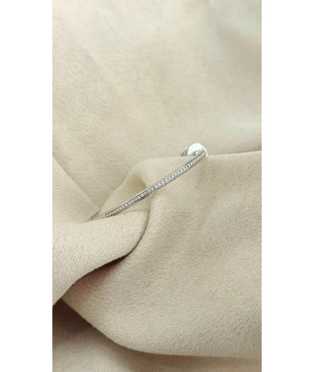 BVLGARI Серебряные серьги из белого золота, фото 3