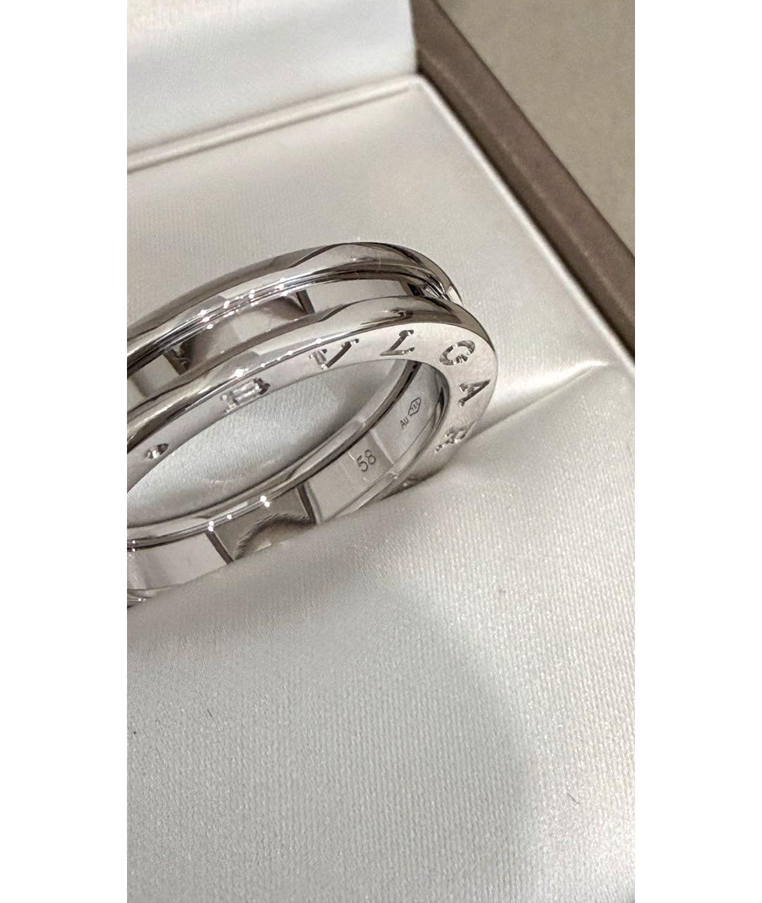 BVLGARI Белое кольцо из белого золота, фото 4