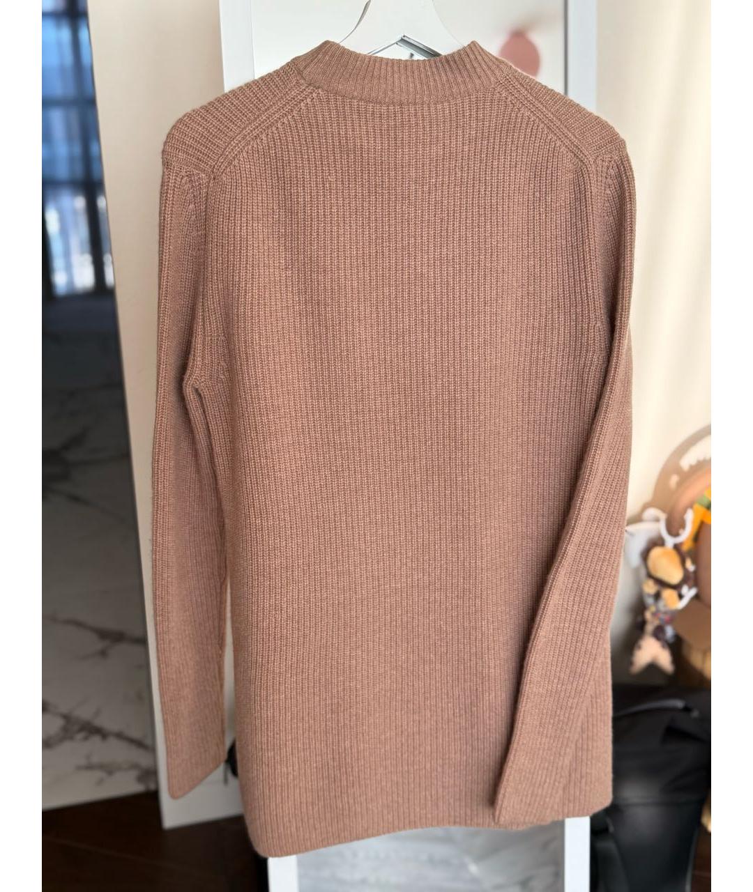 DOLCE&GABBANA Коричневый кашемировый джемпер / свитер, фото 5