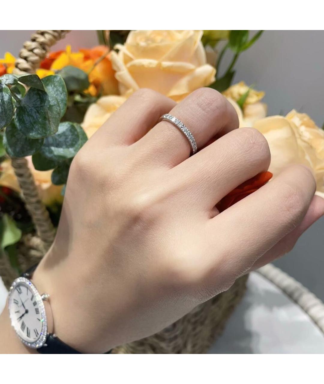 TIFFANY&CO Белое платиновое кольцо, фото 4