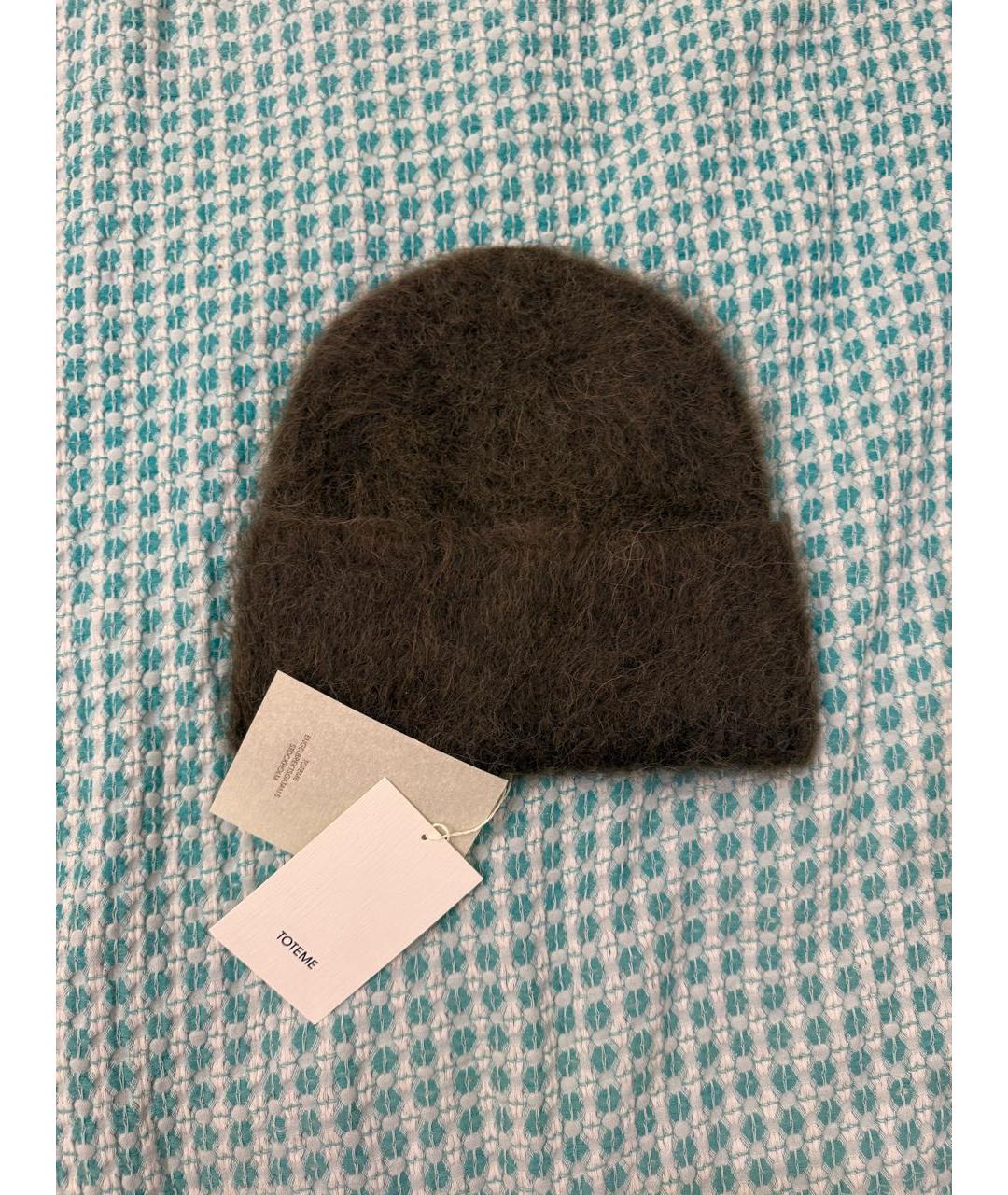 TOTEME Коричневая шерстяная шапка, фото 5