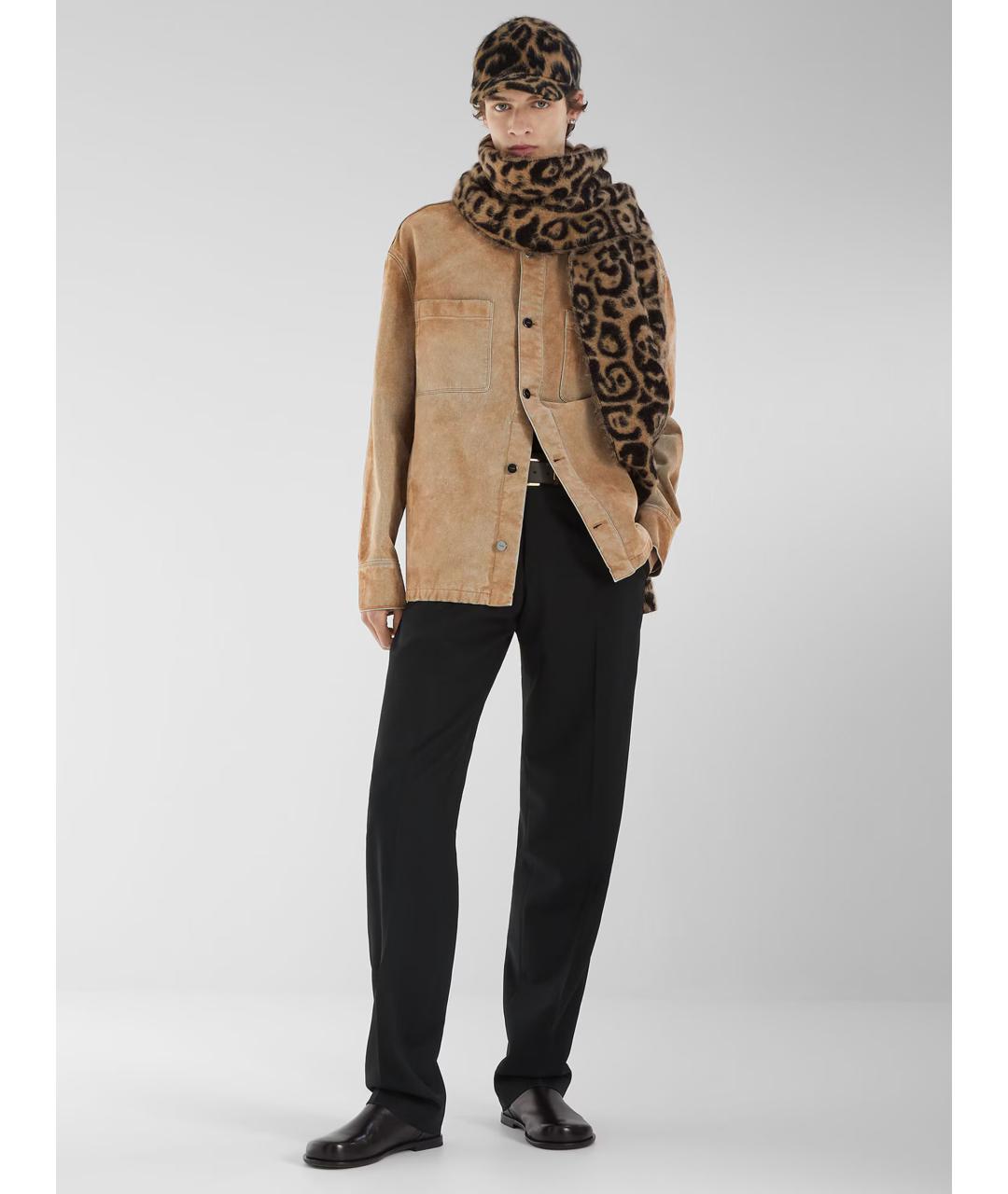 FENDI Черные шерстяные классические брюки, фото 2