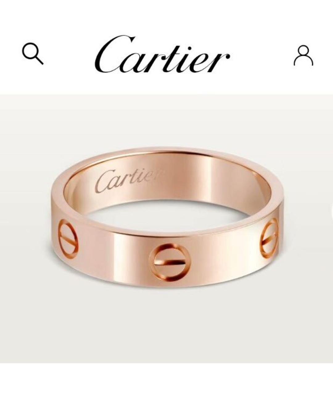 CARTIER Розовое кольцо из розового золота, фото 7