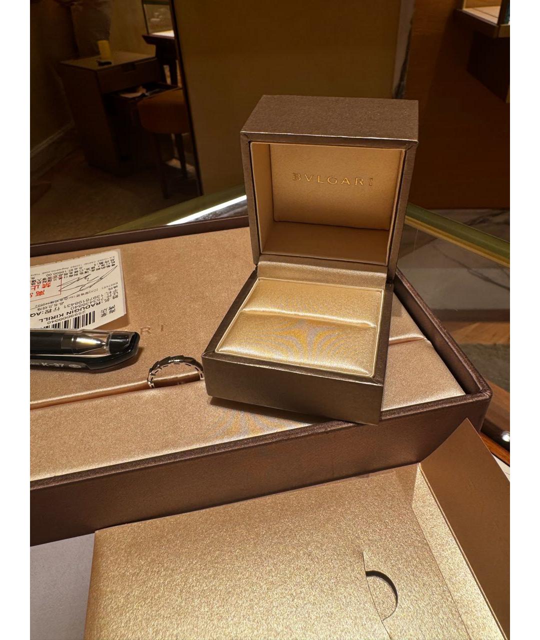 BVLGARI Серебряное кольцо из белого золота, фото 8