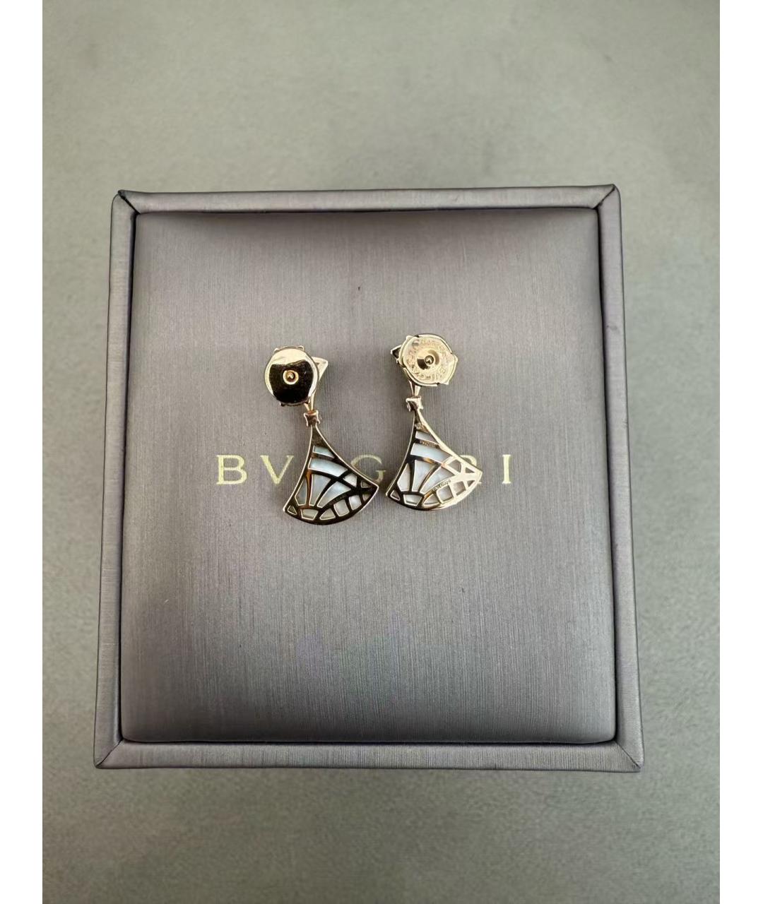 BVLGARI Золотые серьги из розового золота, фото 4