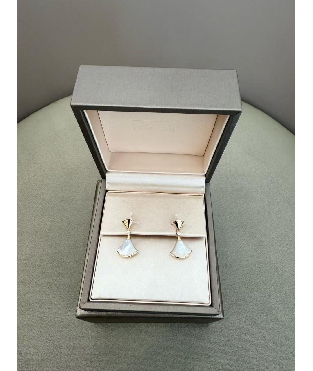 BVLGARI Золотые серьги из розового золота, фото 2