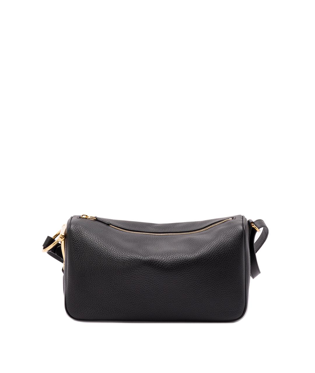 GUCCI Черная кожаная сумка через плечо, фото 1