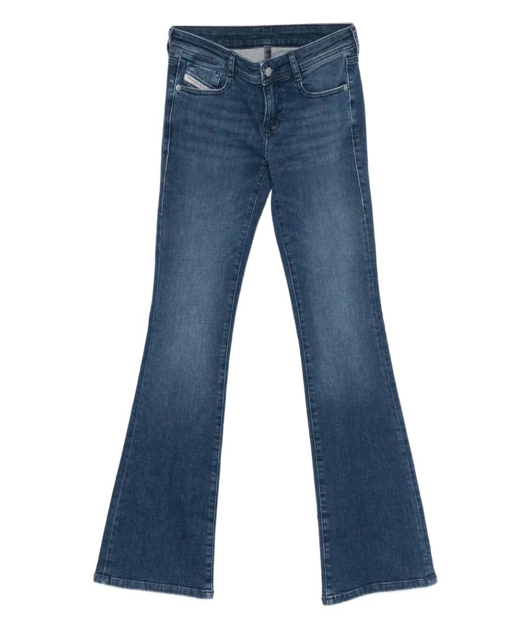 DIESEL Синие хлопковые прямые джинсы, фото 1