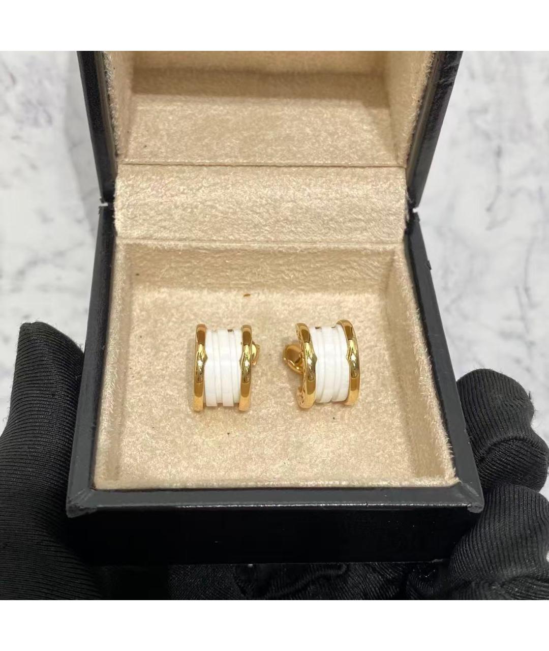 BVLGARI Золотые серьги из розового золота, фото 2