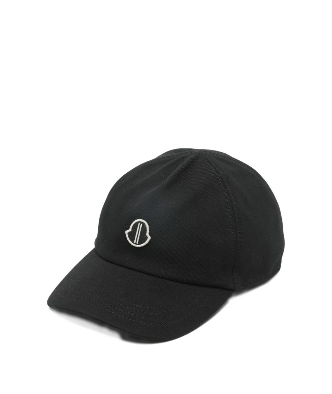 MONCLER Черная хлопковая кепка, фото 1