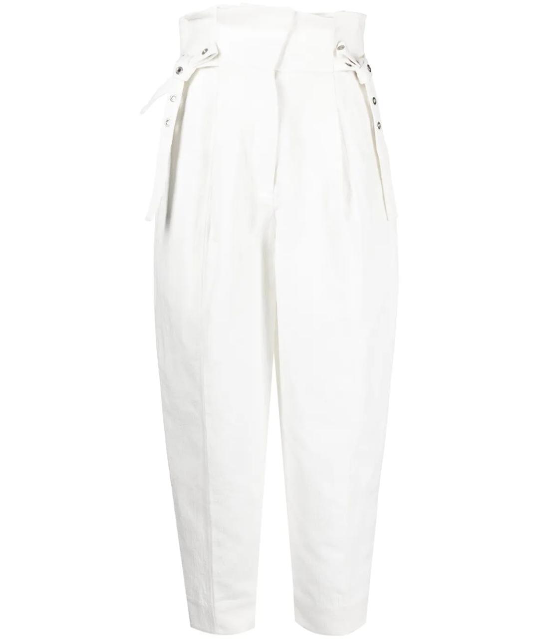 3.1 PHILLIP LIM Белые хлопковые брюки широкие, фото 1