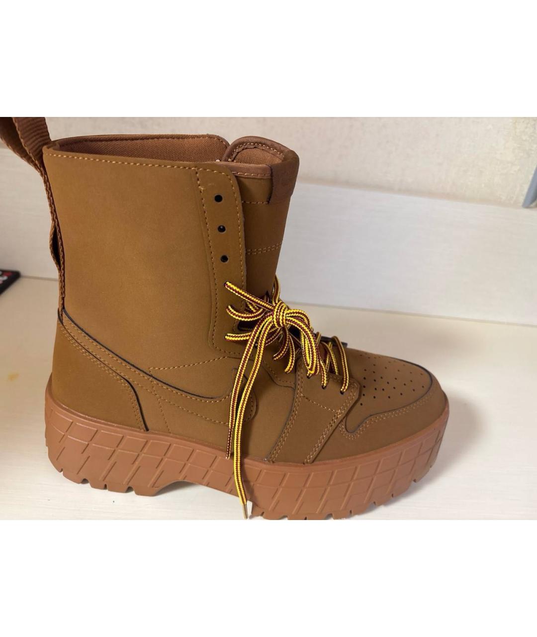 JORDAN Коричневые ботинки, фото 6