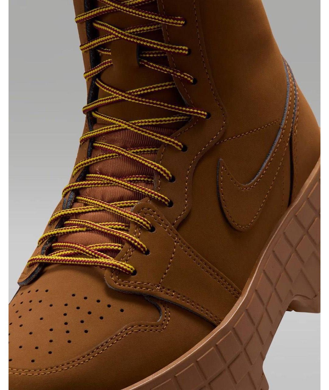 JORDAN Коричневые ботинки, фото 4