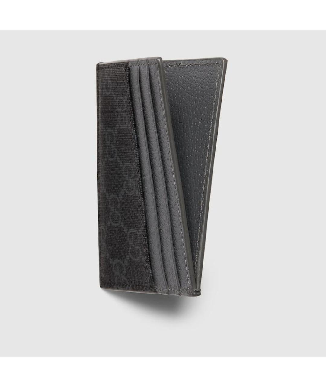 GUCCI Черный кожаный кардхолдер, фото 4