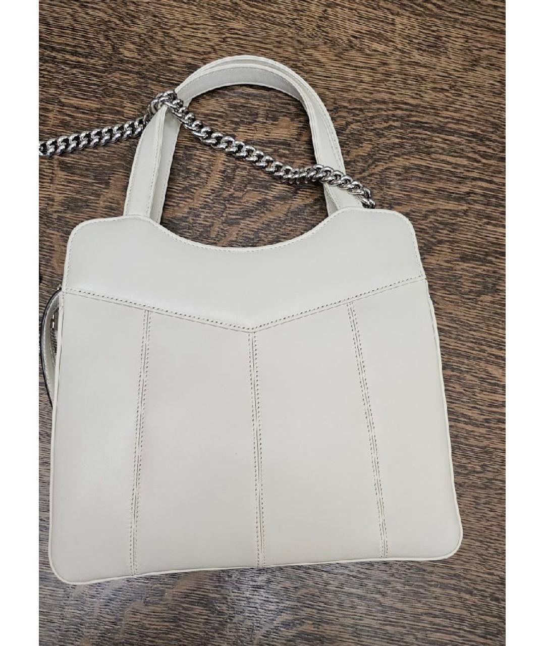 GUCCI Белая кожаная сумка через плечо, фото 2