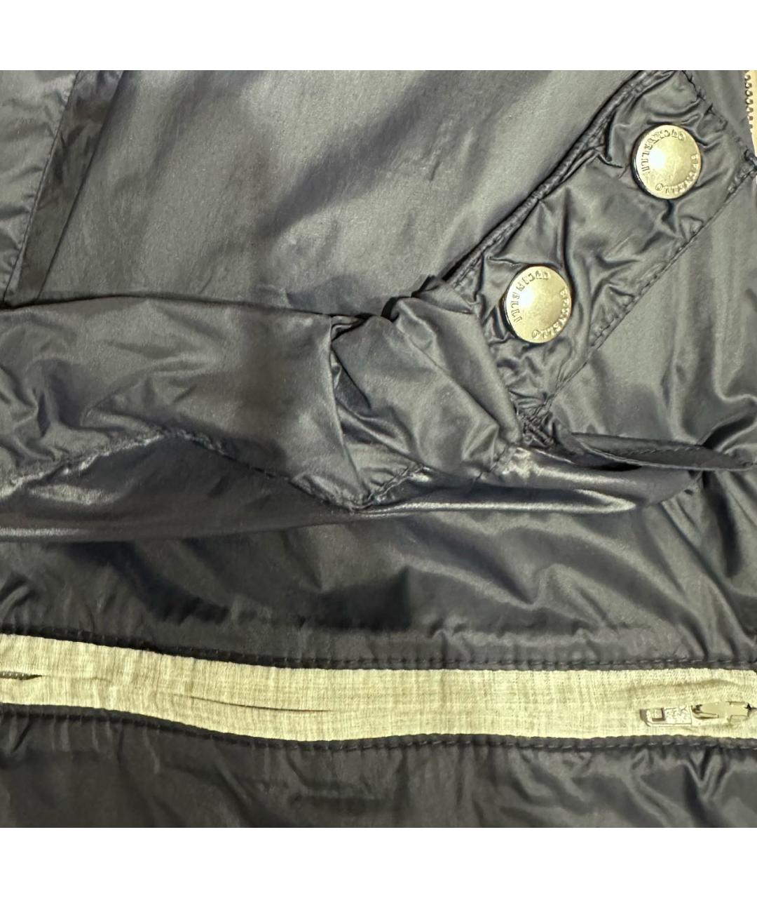 BRUNELLO CUCINELLI Коричневый полиамидовый пуховик, фото 7