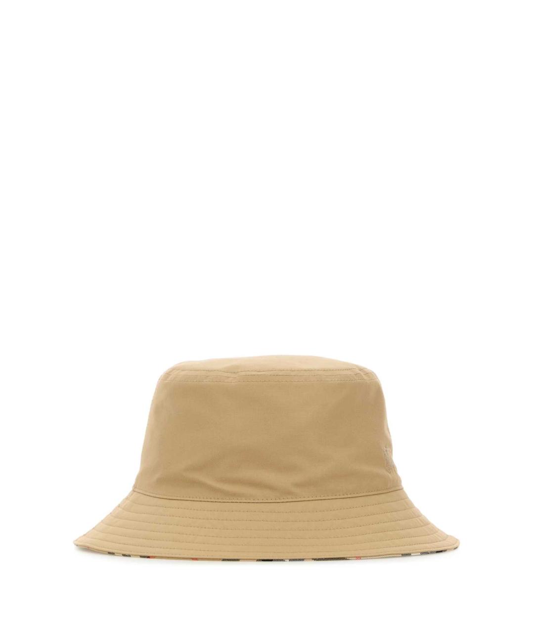 BURBERRY Бежевая хлопковая кепка/бейсболка, фото 1