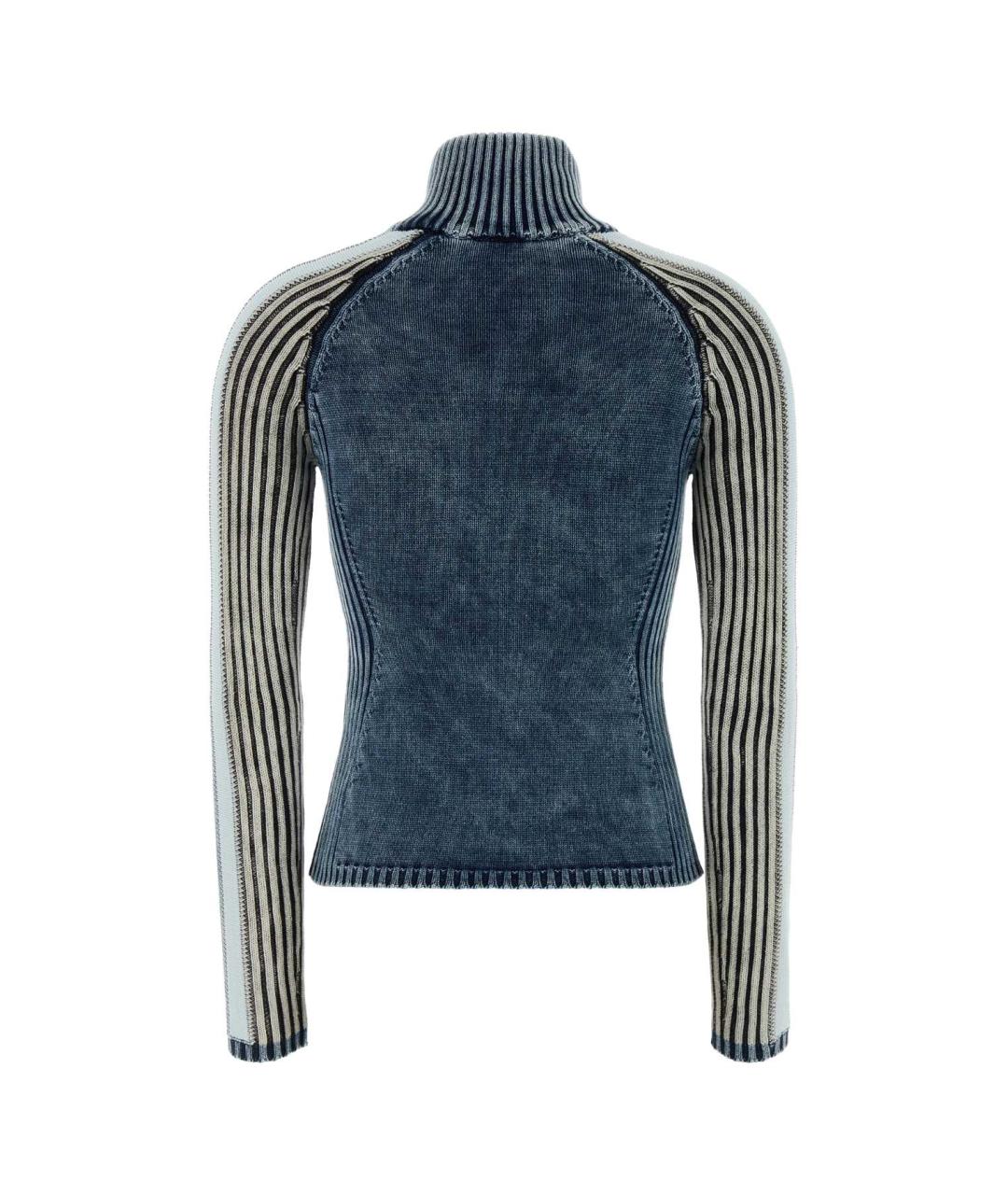 DIESEL Синий хлопковый кардиган, фото 2