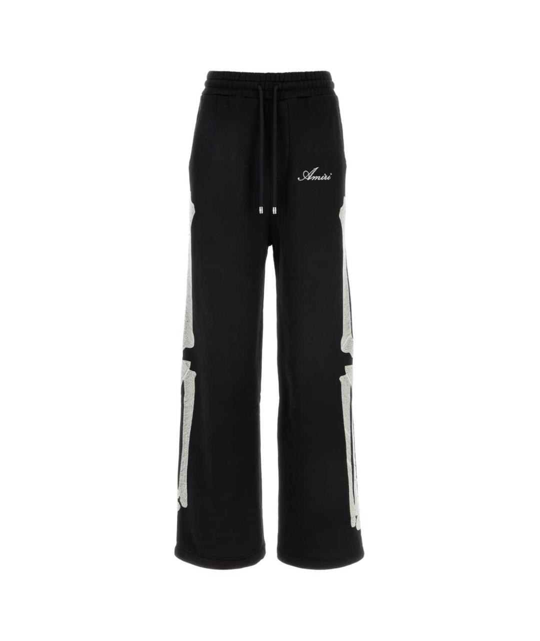 AMIRI Черные хлопковые повседневные брюки, фото 1