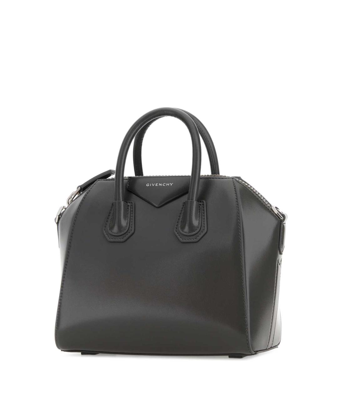 GIVENCHY Серая кожаная сумка тоут, фото 2