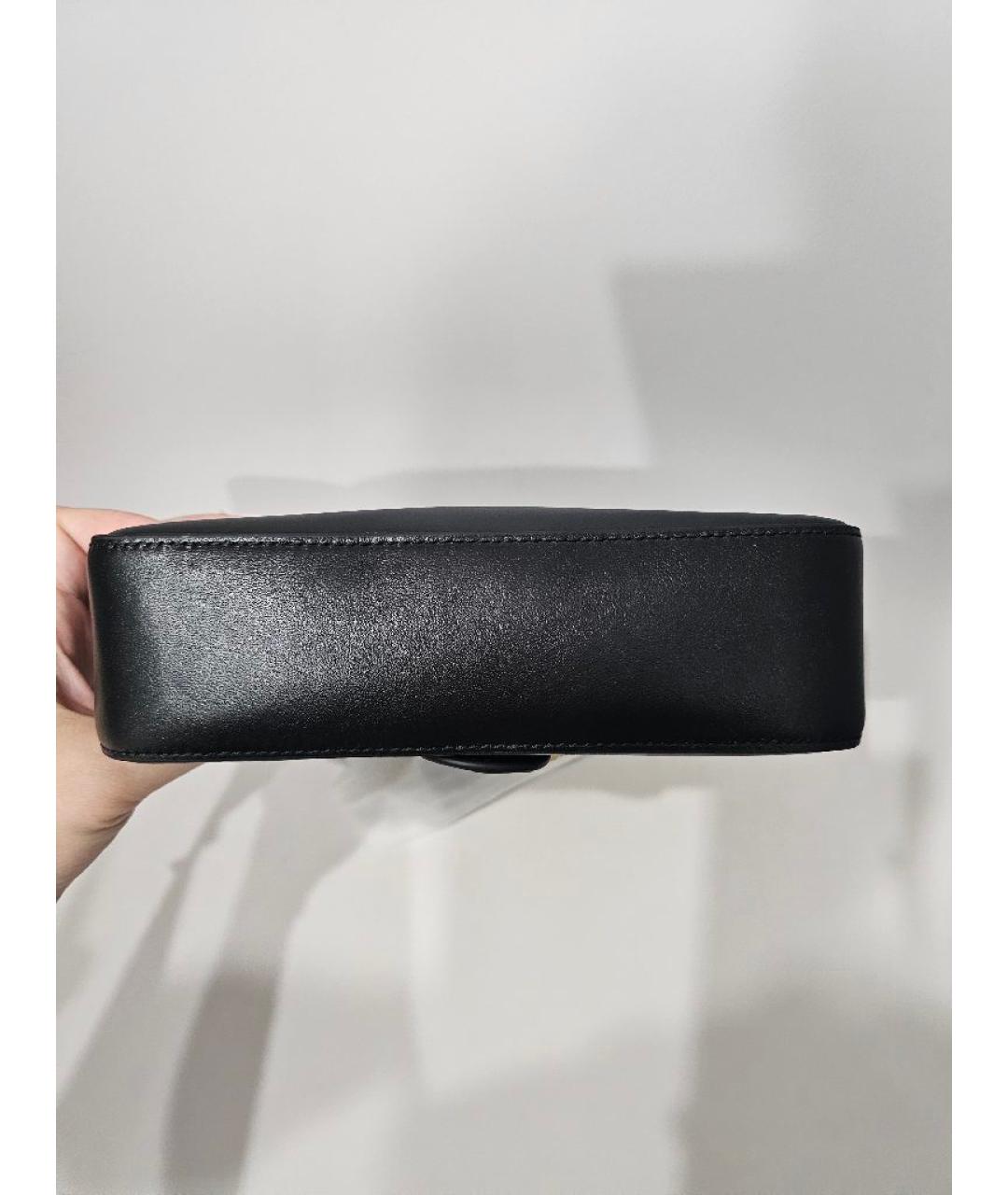 PINKO Черная кожаная сумка через плечо, фото 5